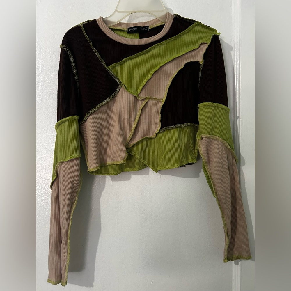 Patchwork Crop Top